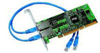 Intel® PRO/1000 MT Dual Port Server Adapter (PWLA8492MTBLK5) Intel® PRO/1000 MT Dual Port Server Adapter (PWLA8492MTBLK5)